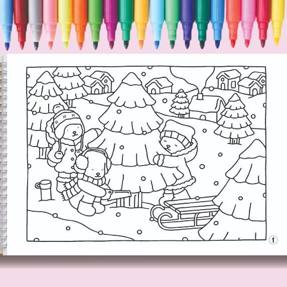 

gq-68 Bobbie's Goods Coloring Book Vol 5 Buku Mewarnai Anak Remaja Dewasa Aesthetic Kertas Tebal Sale