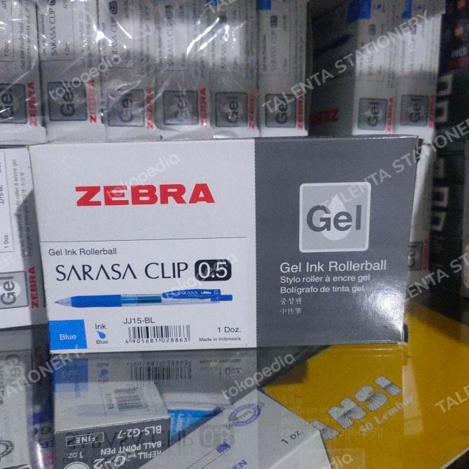 

Pulpen Sarasa Zebra 0,5 Biru Harga 1 Lusin Isi 12 Pcs Original Promo [ Brunr ]