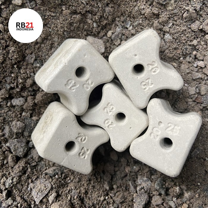 TAHU BETON - BETON DECKING - REAL BETON - SPACER BESI BETON 20MM 25MM