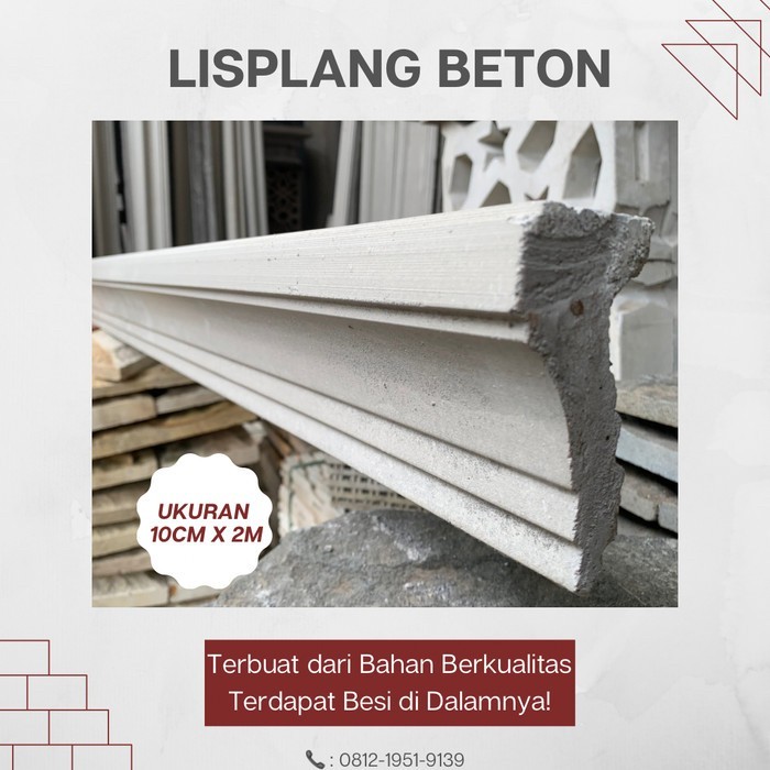 LISPLANG BETON 10CM X 2M / LISPLANG BETON /LISPLANG / LISPLANG TEMPEL