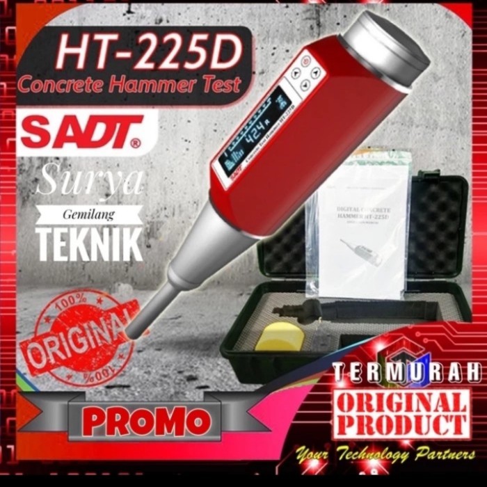 DIGITAL CONCRETE HAMER TES BETON HT225D HT-225D ORIGINAL KUAT TEKAN