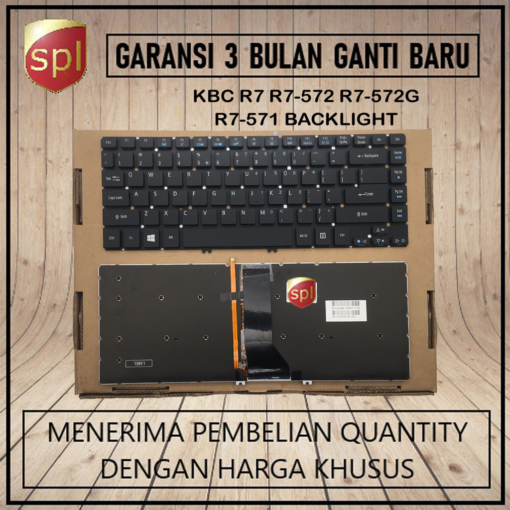 Keyboard Untuk Acer R7 R7-572 R7-571 R7-572G Backlite