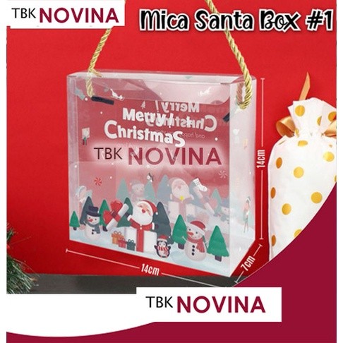 

KOTAK KUE NATAL SANTA / BOX MIKA NATAL / BOX KUE MIKA MERRY CHRISTMAS