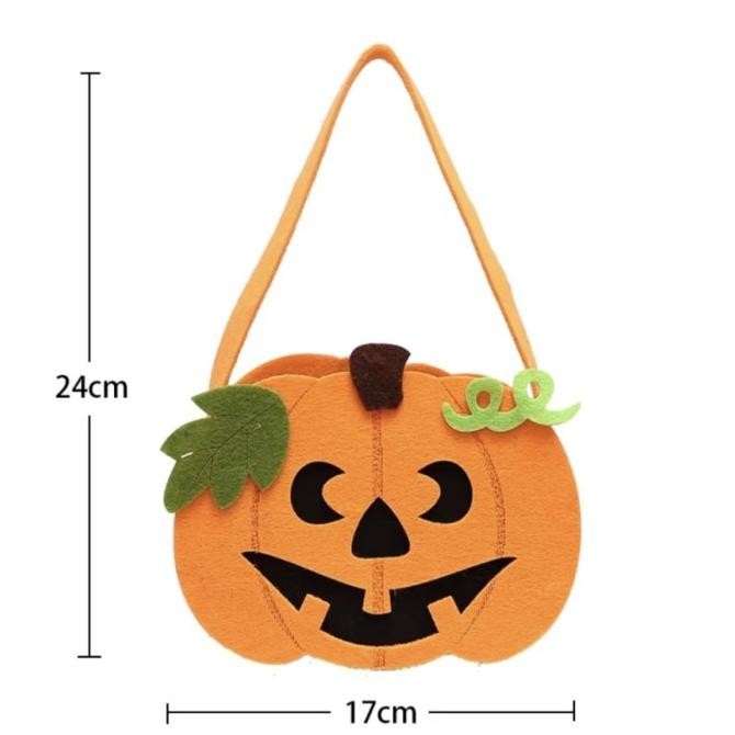 

DFR Tas Permen Labu Candy Bag Treat or Trick Pesta Halloween Cosplay Murah TERLARIS