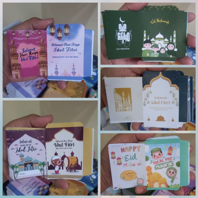 

Amplop lebaran uk mini 500lembar motif muslim