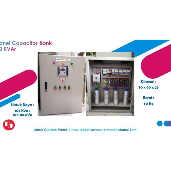 Panel Kapasitor Bank 60 Kvar (Panel Capacitor Bank Perbaikan Copshi)