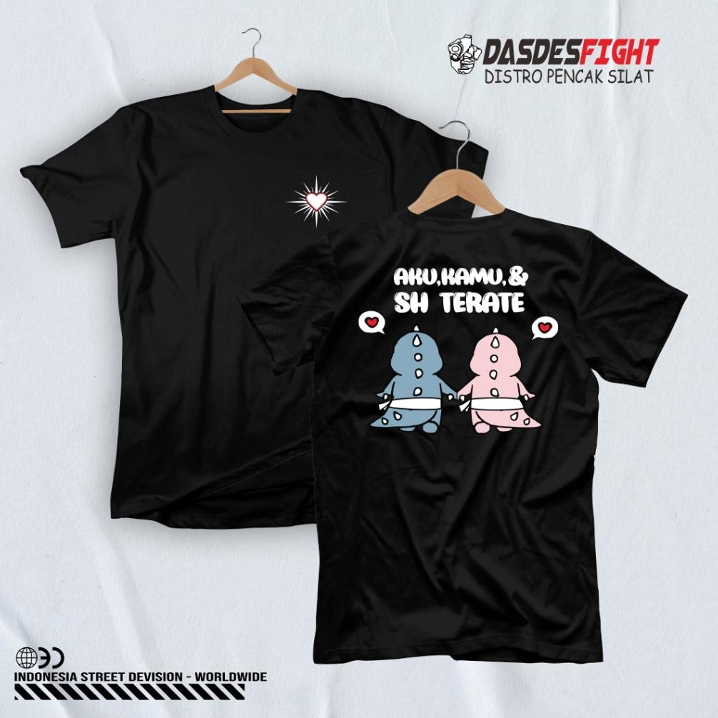 Original Kaos Aku Kamu Dan Sh Terate - Kaos Dino Psht - Kaos Terate Premium