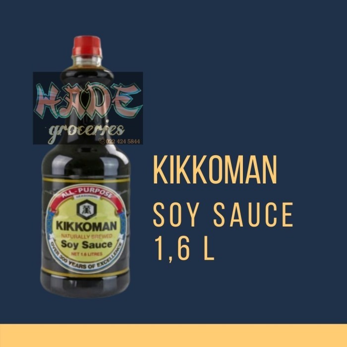 

Soy Sauce KikomanSoyuKecap Asin Jepang 1,6Lt