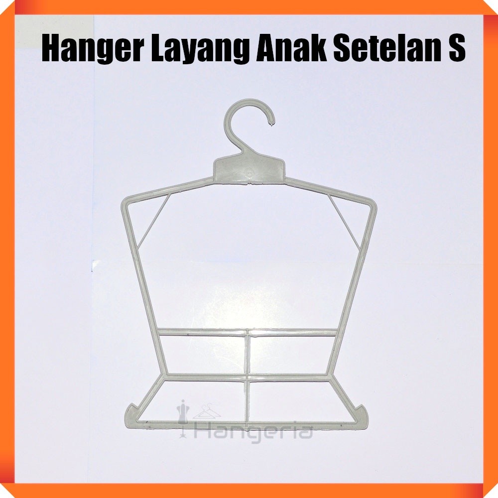 murah Hanger Setelan Anak S - Gantungan Baju Layang Anak Display Abu TP premium