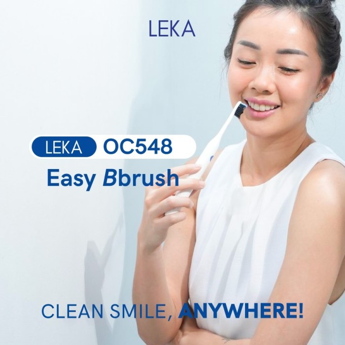 Leka Oc548 Easy Bbrush - Electric Toothbrush Sikat Gigi Elektrik Sonic