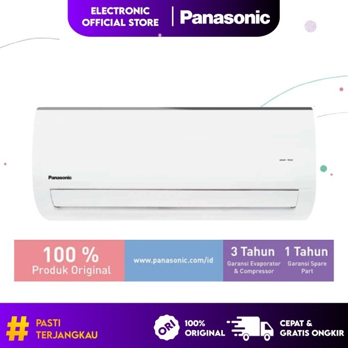 AC PANASONIC 1 PK CS/CU ZN9YKP ZN 9YKP Split Standard Hemat Listrik 1P