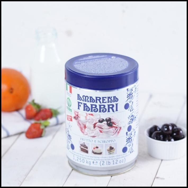 

Amarena Fabbri Cherry Cherries / Buah Ceri Sirup Gula Syrup 1.25Kg