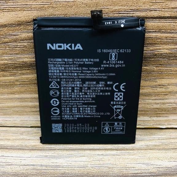 Original 100 Nokia Genuine Batu Batre Battery Baterai Nokia 7.1 Plus Nokia 3.1 Plus Nokia 8.1 X7 Nok