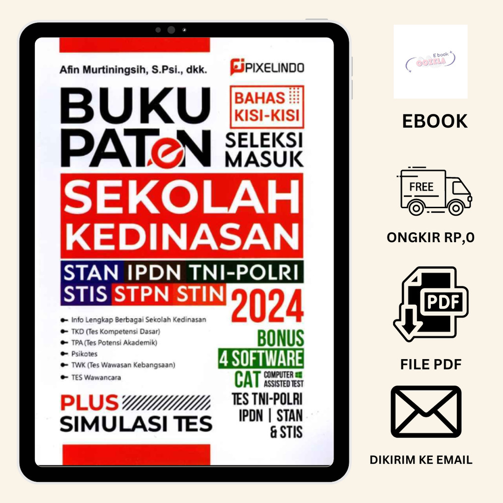 

1420. Buku Paten Seleksi Masuk Sekolah Kedinasan 2024