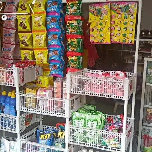 Rak Warung Rak Kopi Keranjang Warung Rak Dagangan Rak Susun Keranjang