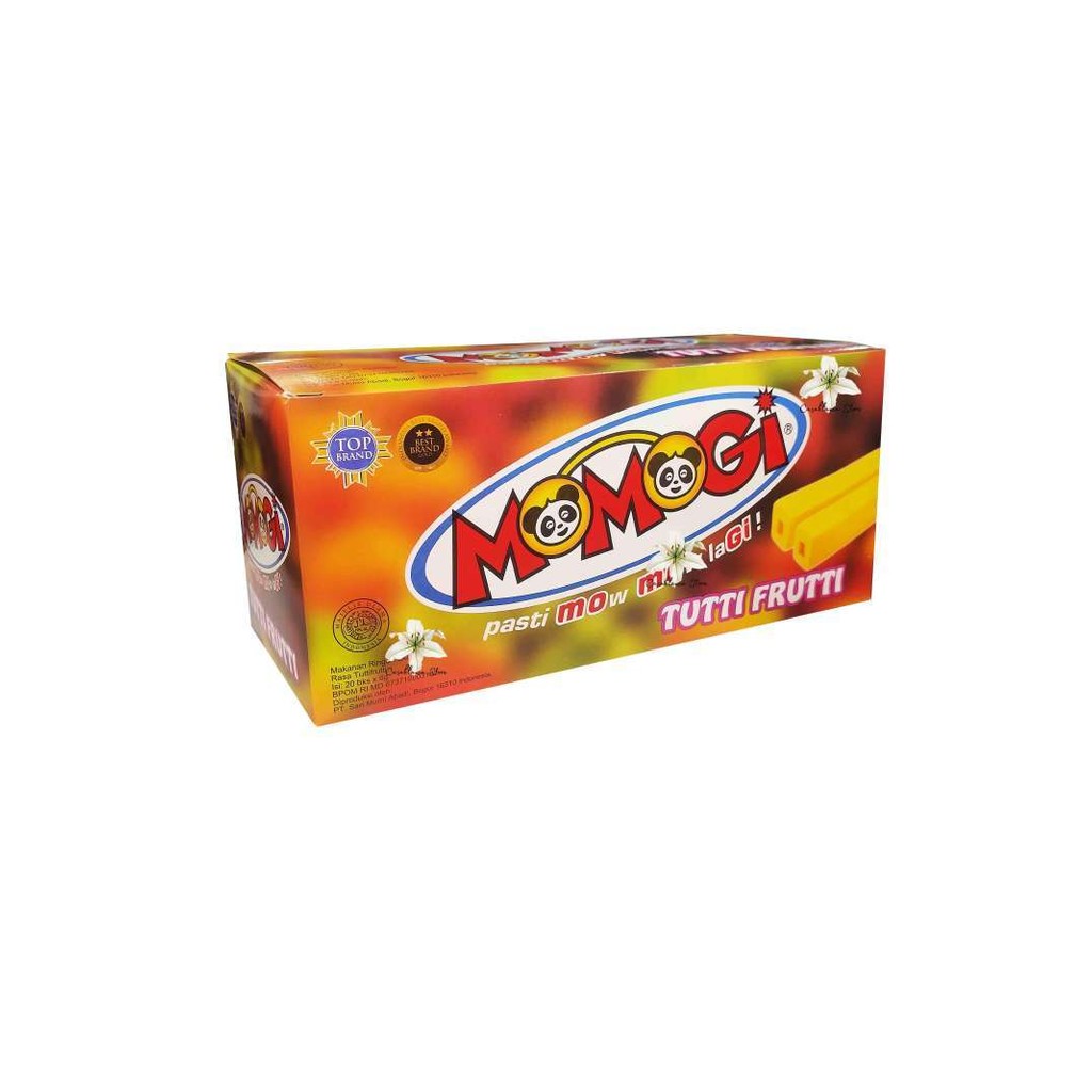 

MOMOGI STIK BX TUTTI FRUTY 5GR X 20'S - 013641