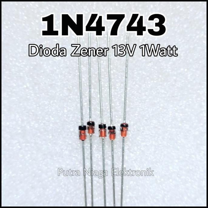 Update Zener 1N4743 1W 13V Dioda IN4743 1Watt 1N4743A 13Volt putr4n Segera Beli