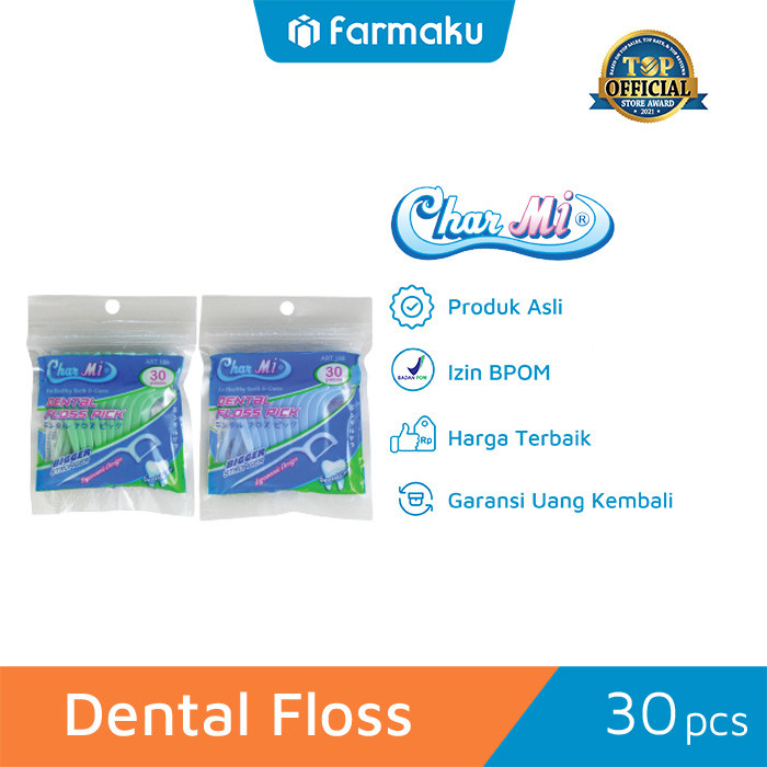 Charmi Dental Floss & Pick Art 188 Isi 30 Piece