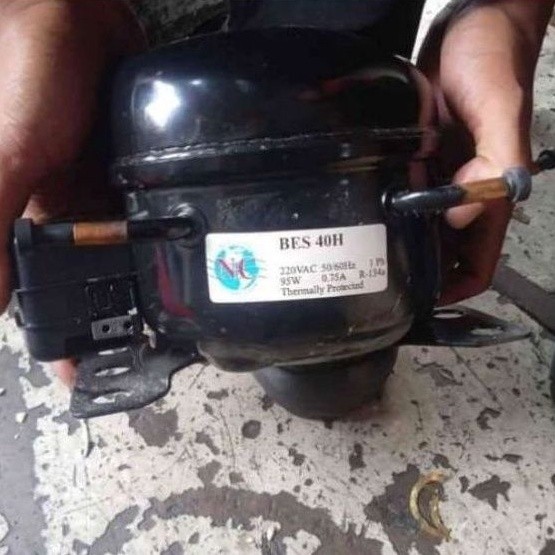 PROMO KOMPRESOR KULKAS 1 PINTU # COMPRESOR 1/8 PK 1/7 PK # MESIN KULKAS SATU PINTU BEKAS COPOTAN #