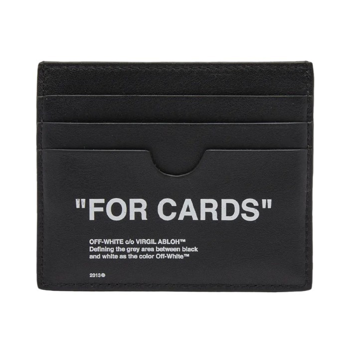 

Terlaris Off-White 'For Cards' Card Case Black SALE