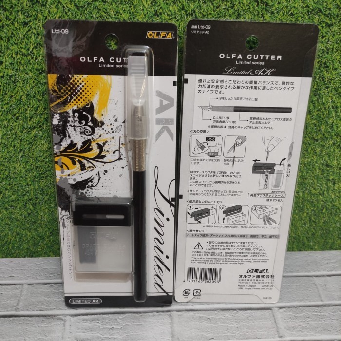 

Terlaris Olfa Cutter Pen Grafik Seni Limited Art Knife LTD-9 with 25 blades SALE