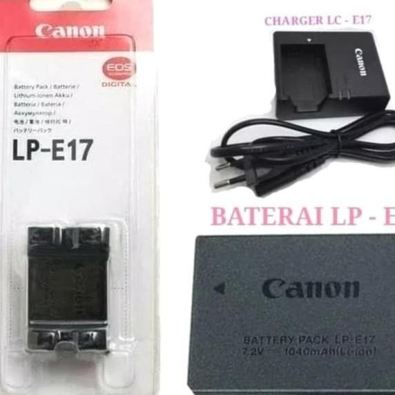 Paket Batre Charger Kamera Dslr Canon Eos M3 M5 M6 200D 750D 760D 800D