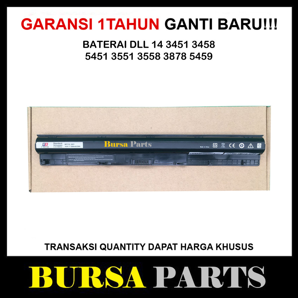Baterai DLL 14 3451 5451 3458 M5Y1K