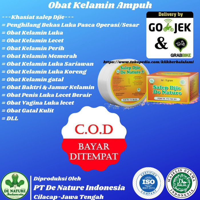 Salep Djie Salep Obat Herbal Luka Lecet Bernanah Pada Kulit Kelamin
