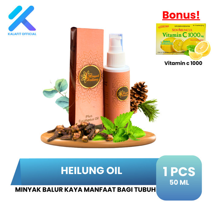 Heilung Oil 100Ml Minyak Balur Multikhasiat Terapi Stroke Tanpa Obat