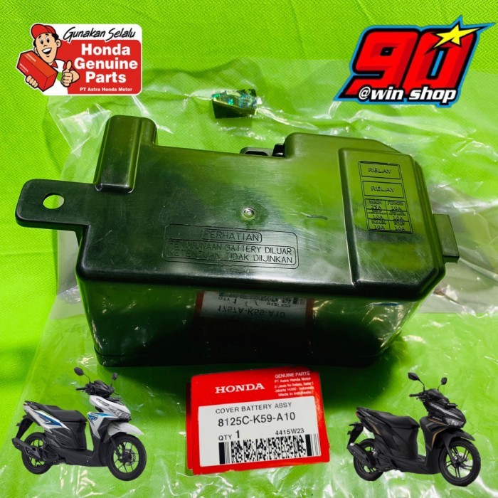 cover tutup dalam aki batre Vario 125 150 esp 2015 2016 2017 2018