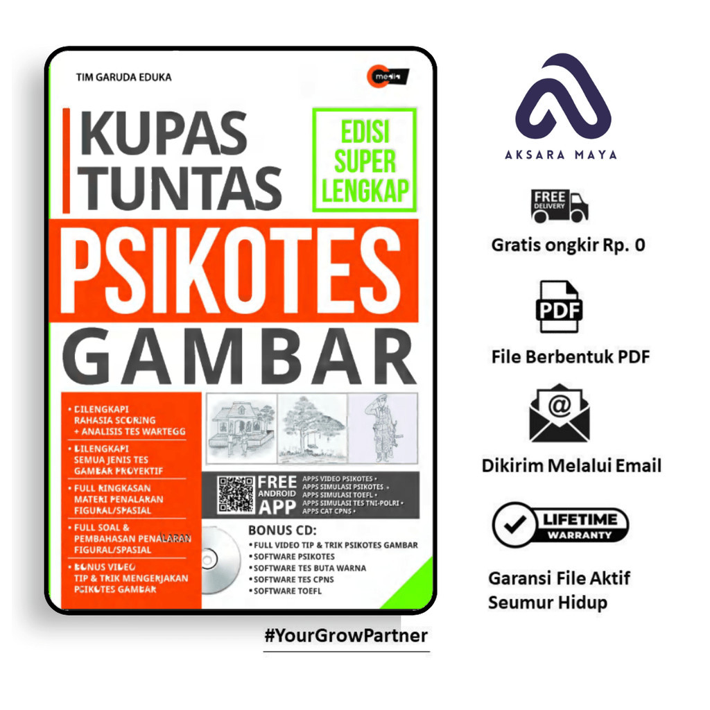 

923. Kupas Tuntas Psikotes Gambar (Tim Garuda Eduka) (AM)