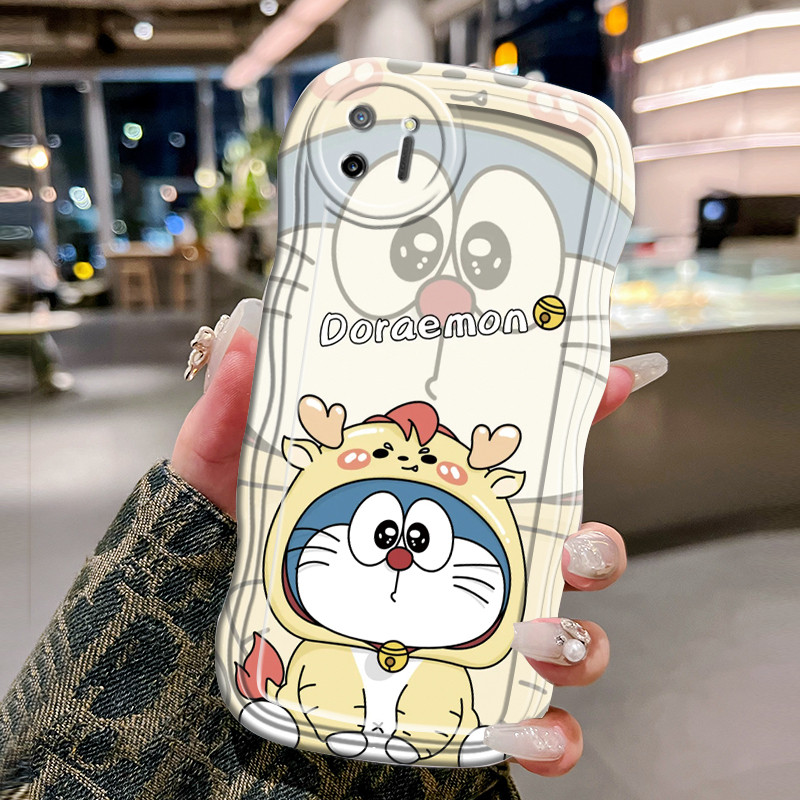 Casing Hp Untuk Realme C11 2020 Case Casing HP Kesing kucing Dingdang pelindung silikon gelombang tr