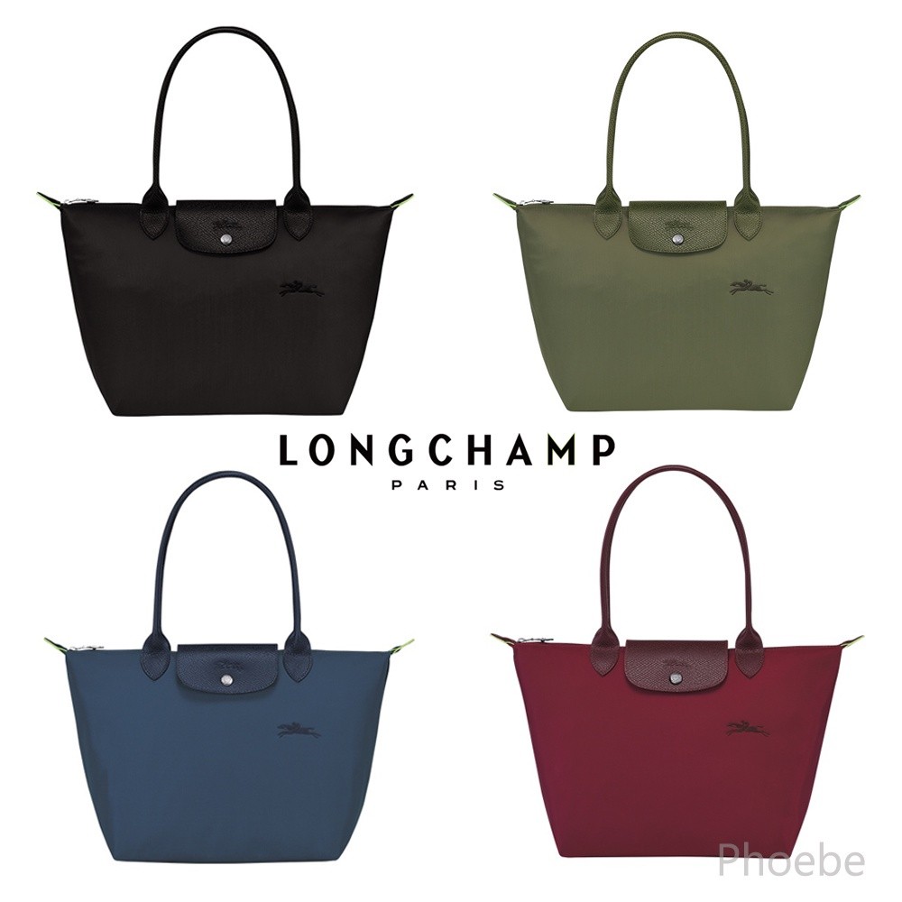 Asli 100% Longchamp 21 Gaya Terbaru Tas Kurir Bahu Wanita Lipat Tahan Air Perlindungan Lingkungan Ta