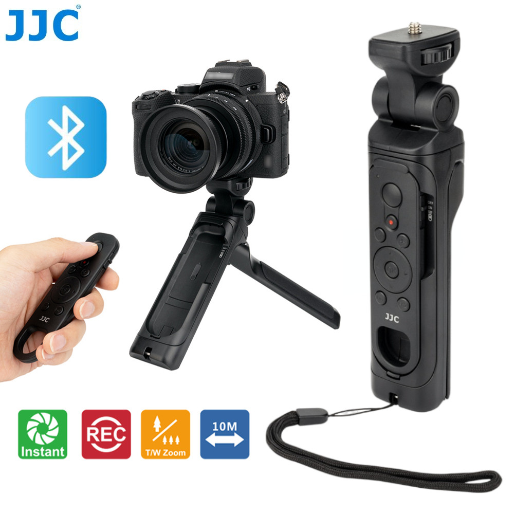 Pegangan Tripod Mini Kamera JJC TP-N1 dengan Remote Control Bluetooth Ganti ML-L7 untuk Nikon Zf Zfc