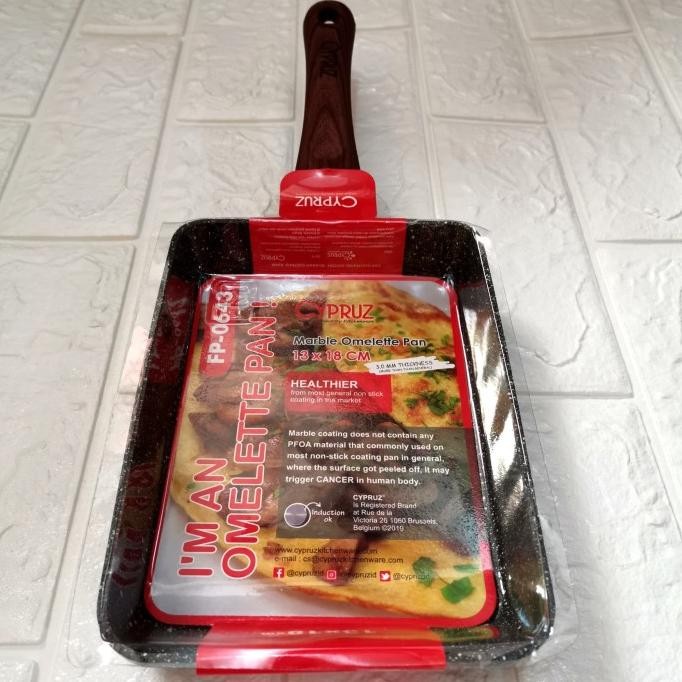 Kh Fp0643 Omelette Pan Marble Wajan
