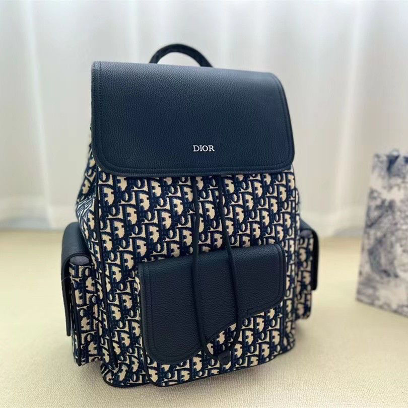 Tas Punggung Pria Kulit Asli Pakaian Jalanan Baru Ransel Perjalanan Modis Sederhana Klasik Tas Pelaj