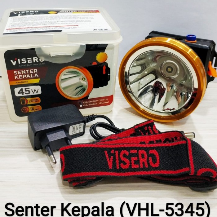 Terlaris Senter Kepala Visero 45W 45 Watt Vhl 5345 S3M1
