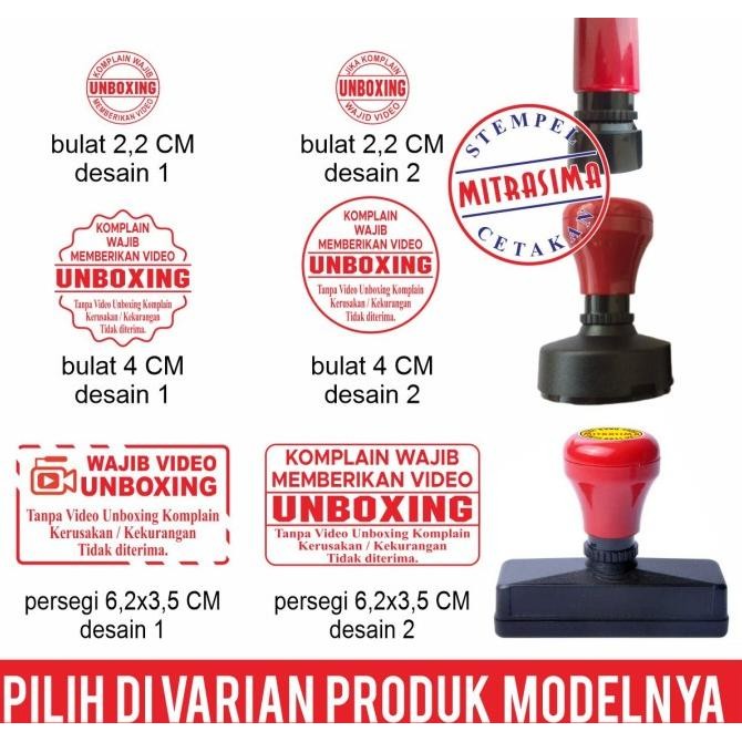 

Sale Stempel Wajib Unboxing Warna Otomatis