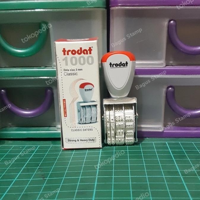 

Sale Stempel Tanggal Manual Trodat 1000 Std Line Dater [3 Mm]