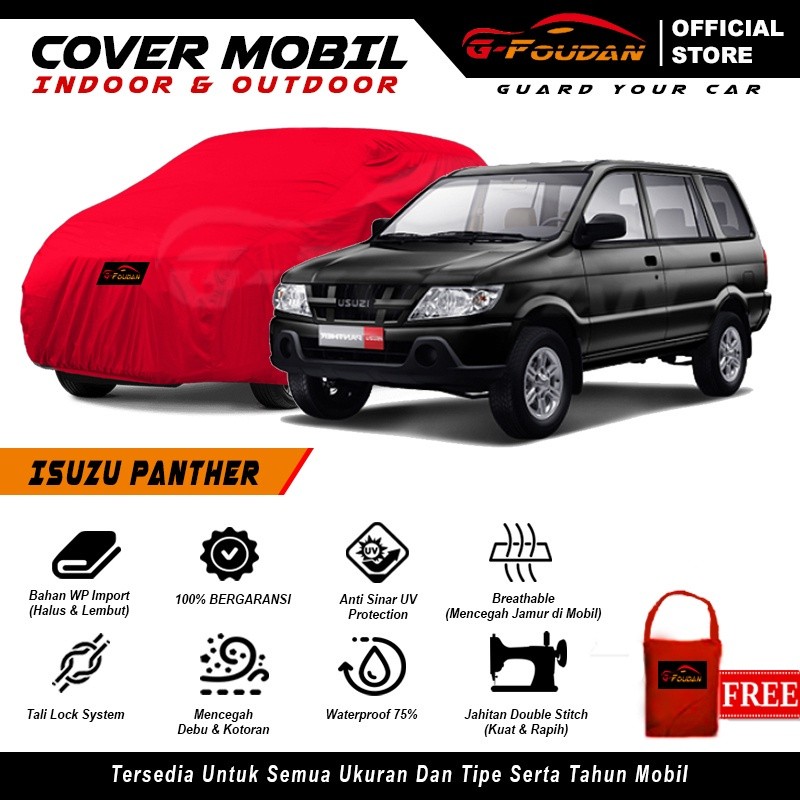 Body Cover Mobil Panther / Sarung Mobil Panther Touring Kotak , Kapsul , LS Turbo , Hi Grade , Grand