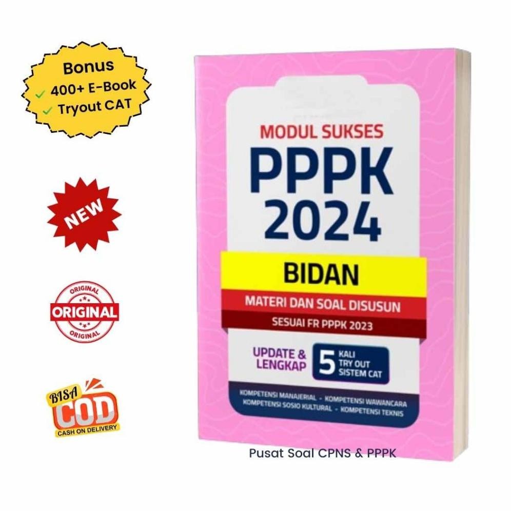 BISA COD BUKU PPPK NAKES 2024 BIDAN PERAWAT DOKTER APOTEKER ANALIS KESEHATAN KESMAS qw-45