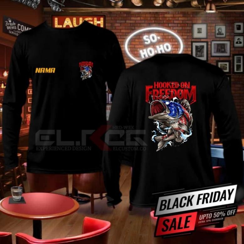 Promo Kaos Mancing Bisa Pakai Nama Mancing Pancing Pria