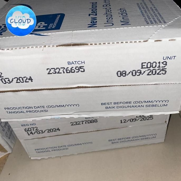 

anchor minidish unsalted butter 7 gr carton/dus/ctn portion