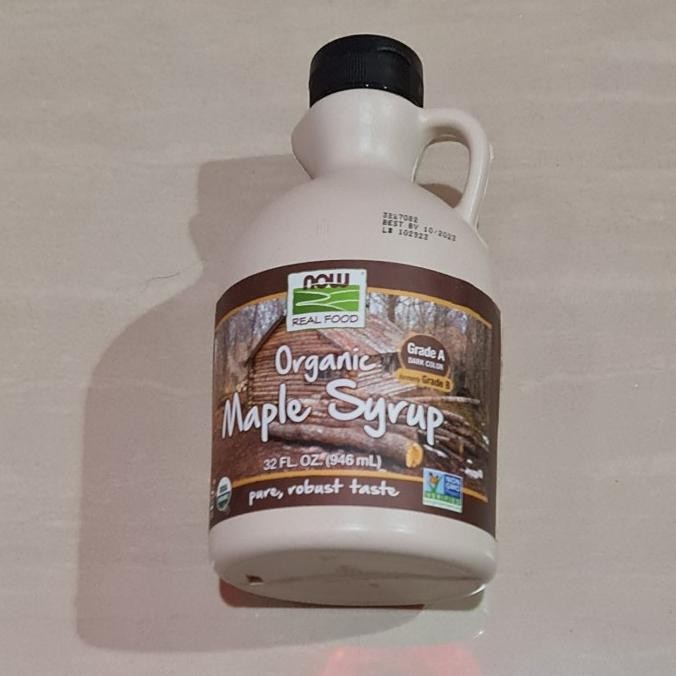 

Now Foods Real Organic Maple Syrup Grade A Dark Color 946 mL