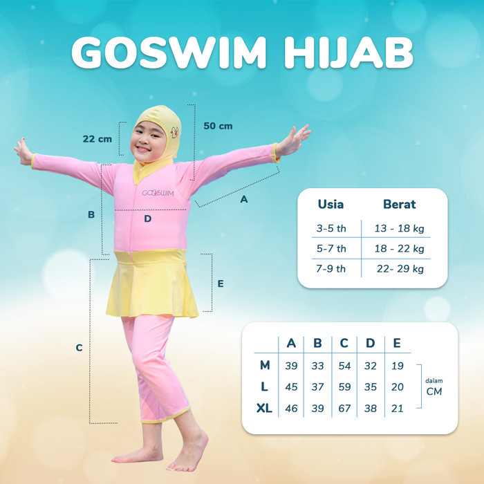 Floswim Muslimah Baju Renang Mengapung