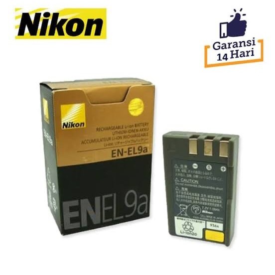 TERBARU Baterai Nikon EL9a Batt Kamera D40 D60 D3000 D5000 En-El9a 9a EL Batte