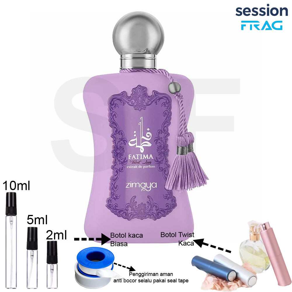 Decant Parfum Afnan Zimaya Fatima Velvet Love Extrait