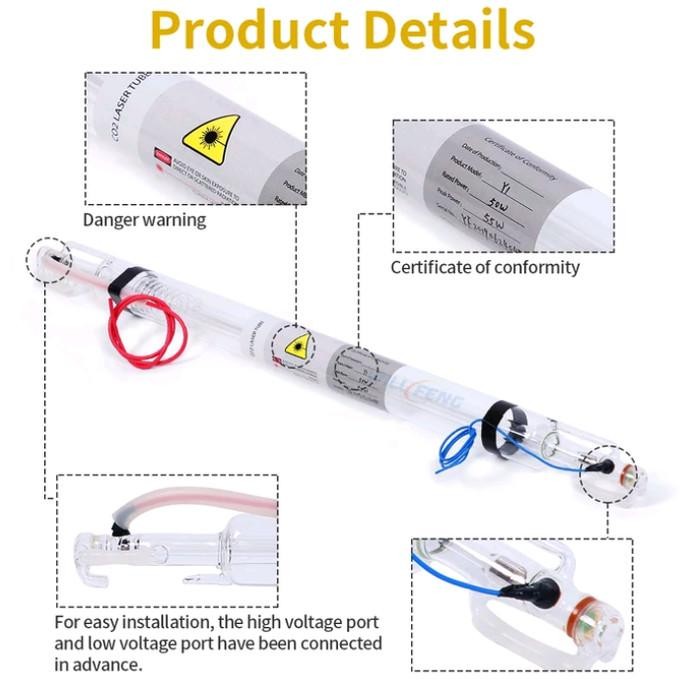 [ Ofe ] Tabung Laser Co2 50W Laser Tube Co2 50W Promo Spesial  Ready