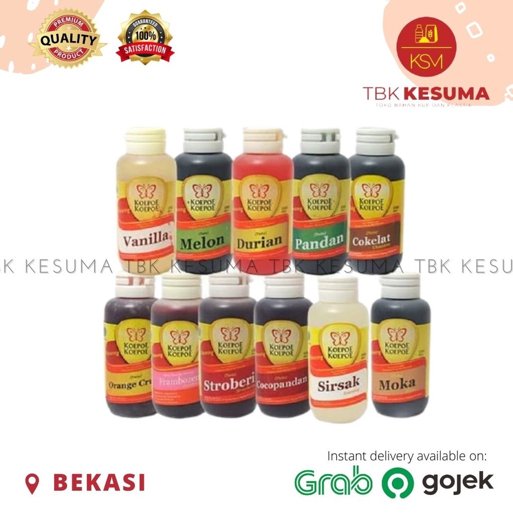 

SEMUA RASA! Pasta koepoe koepoe/ perisa makanan dan minuman 60ml