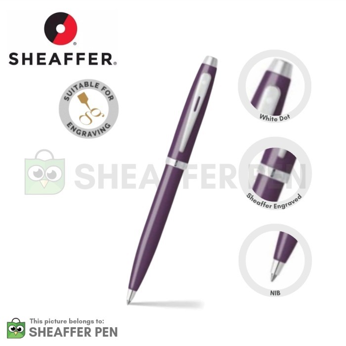 

Sheaffer SGC100 Glossy Purple Featuring Nickel Plate Trim Ballpoint